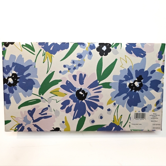 Kate Spade New York Boxed Madison Perforated Large Slim Bifold Wallet Meringue - Picture 10 of 12